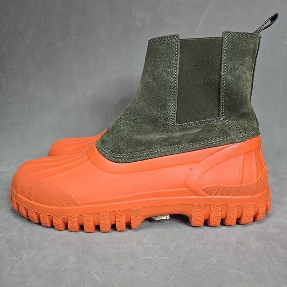 Diemme Balbi Sage Green Suede Boots Italy Sz 45 US 11 MSRP $380 - Picture 4 of 11